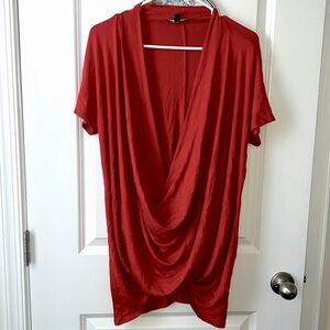 BURNT ORANGE BLOUSE